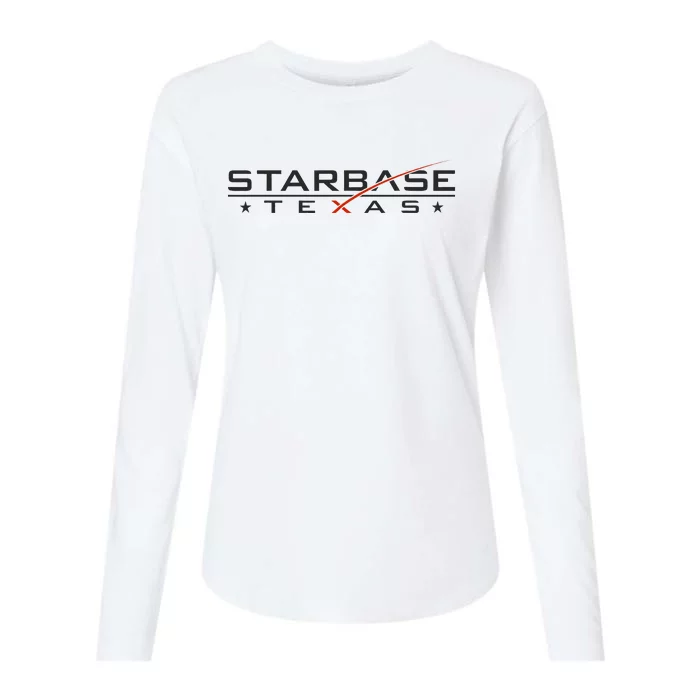 City Of Starbase Cameron County Texas Boca Chica Starship Womens Cotton Relaxed Long Sleeve T-Shirt