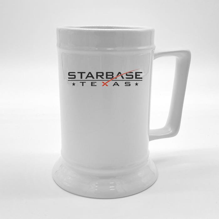 City Of Starbase Cameron County Texas Boca Chica Starship Front & Back Beer Stein