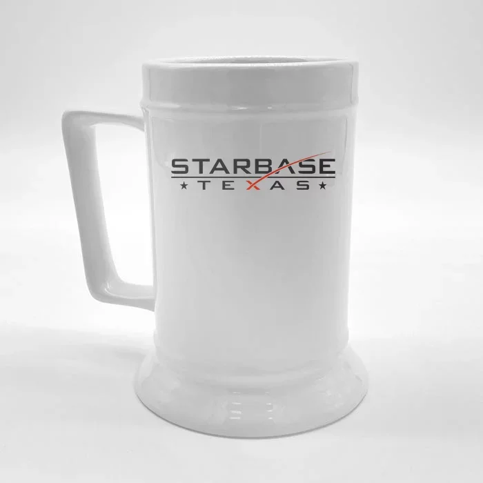 City Of Starbase Cameron County Texas Boca Chica Starship Front & Back Beer Stein