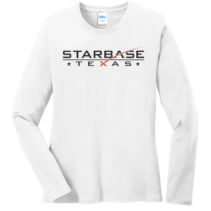 City Of Starbase Cameron County Texas Boca Chica Starship Ladies Long Sleeve Shirt