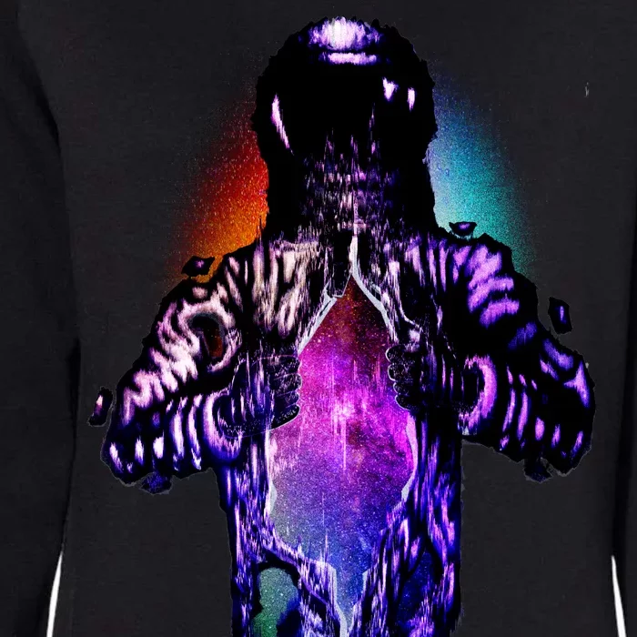 Cosmic Astronaut Womens California Wash Sweatshirt