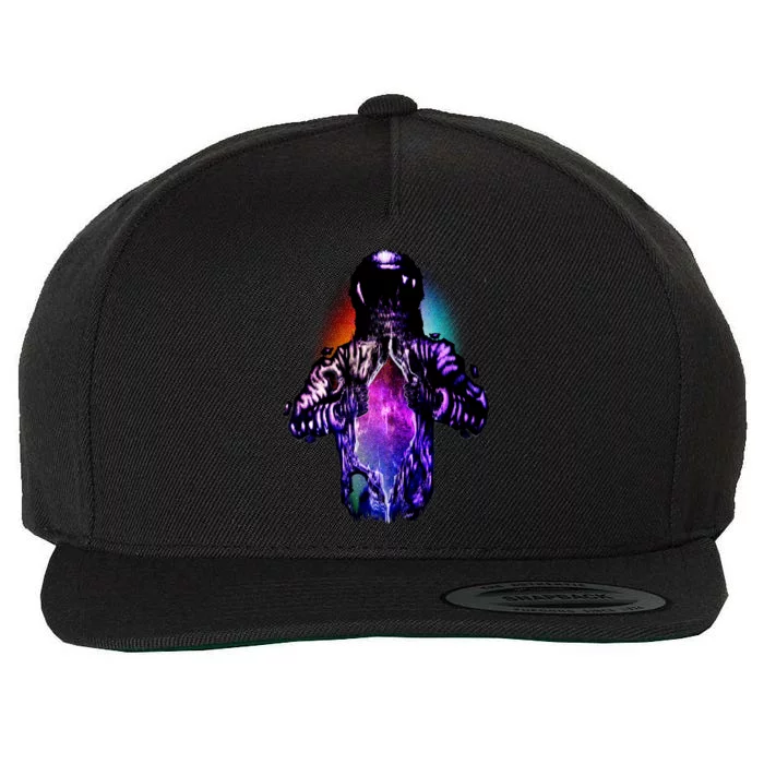 Cosmic Astronaut Wool Snapback Cap