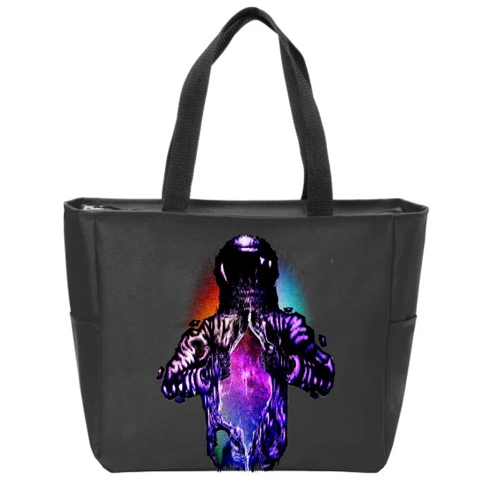 Cosmic Astronaut Zip Tote Bag