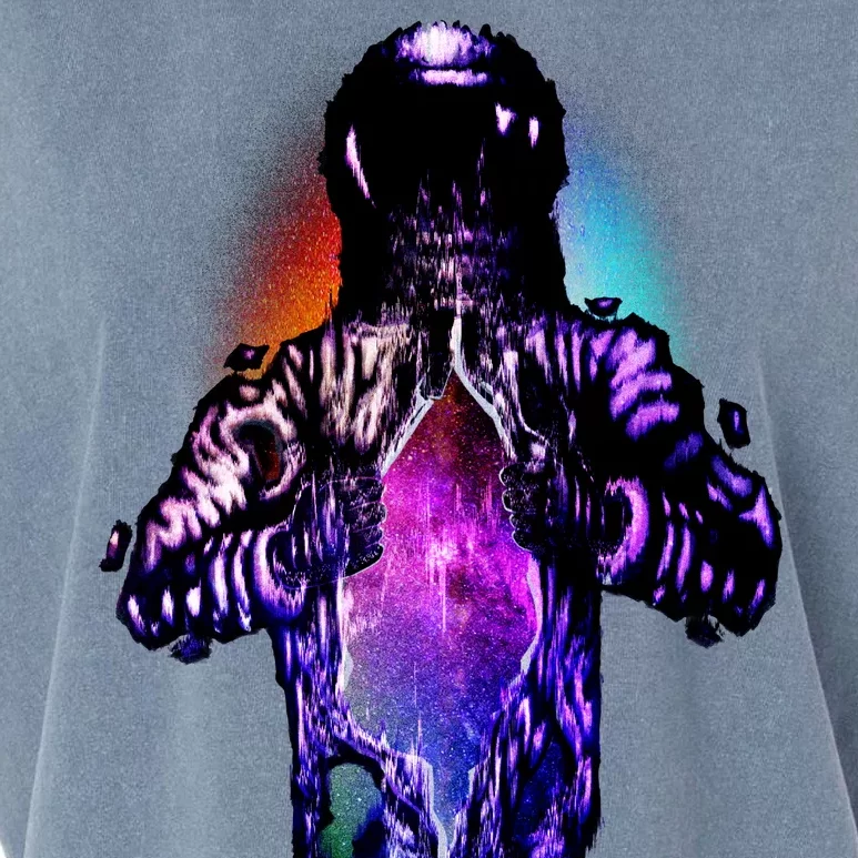 Cosmic Astronaut Garment-Dyed Women's Muscle Tee