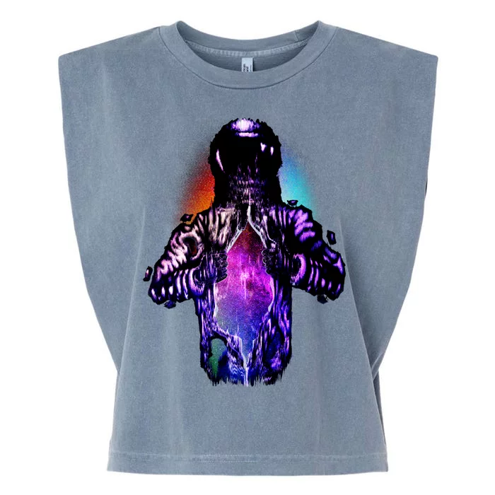 Cosmic Astronaut Garment-Dyed Women's Muscle Tee