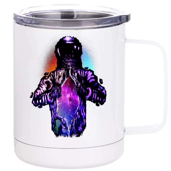 Cosmic Astronaut Front & Back 12oz Stainless Steel Tumbler Cup