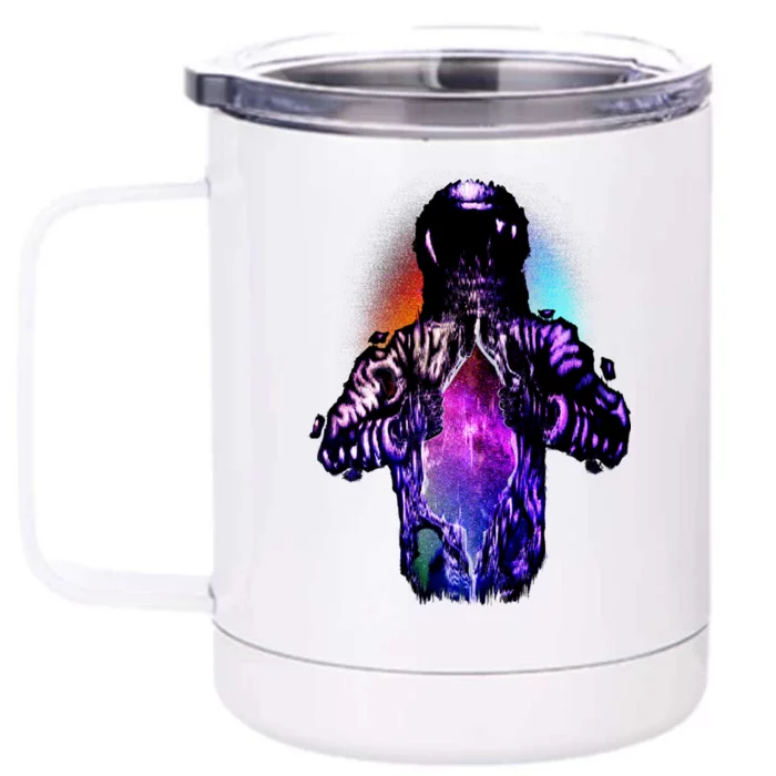 Cosmic Astronaut Front & Back 12oz Stainless Steel Tumbler Cup