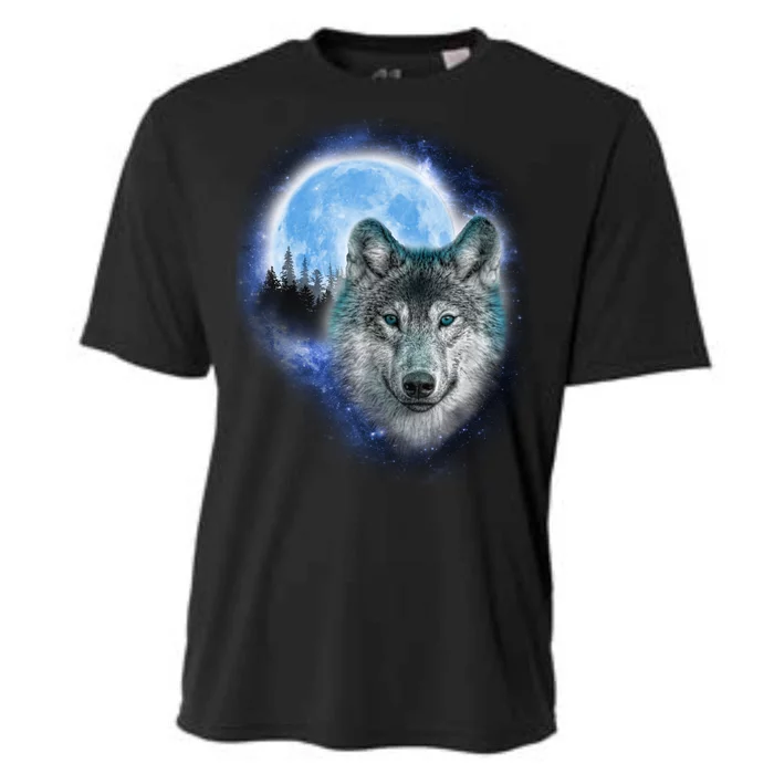 Cosmic Wolf Cooling Performance Crew T-Shirt