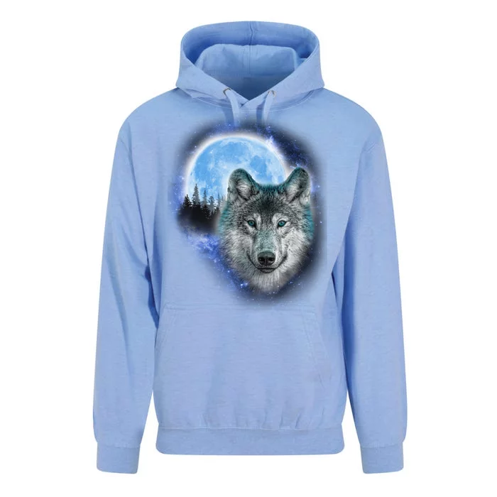 Cosmic Wolf Unisex Surf Hoodie