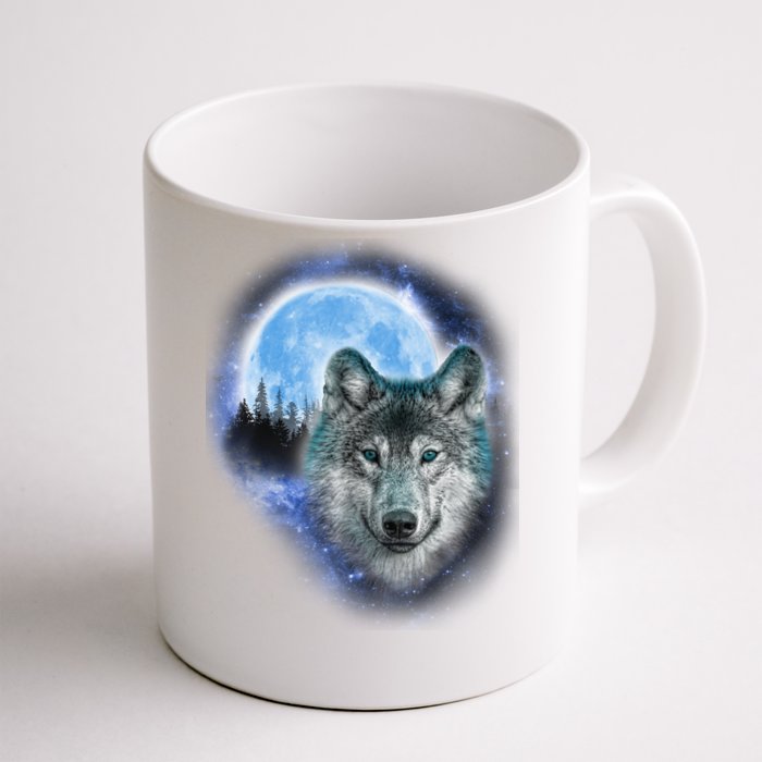 Cosmic Wolf Front & Back Coffee Mug