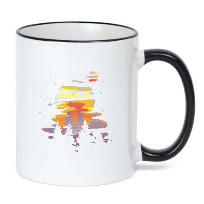 Cosmic Woods Black Color Changing Mug