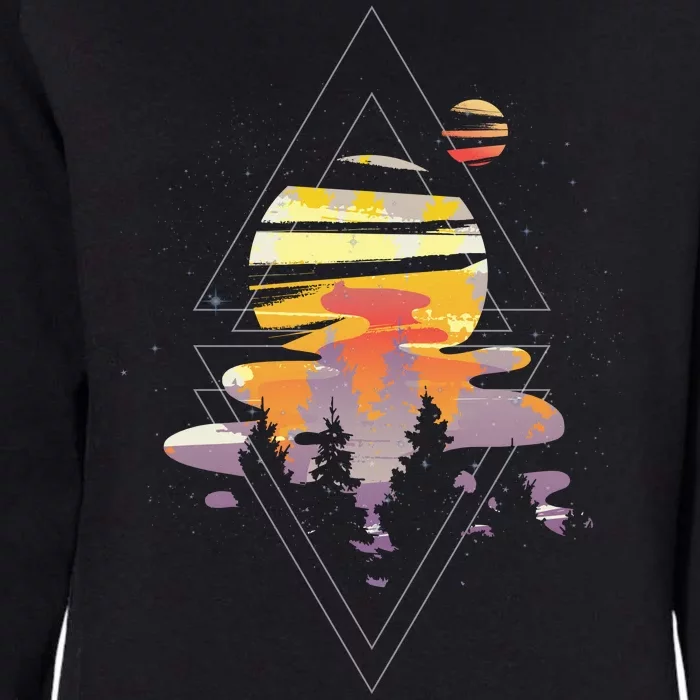 Cosmic Woods Womens California Wash Sweatshirt