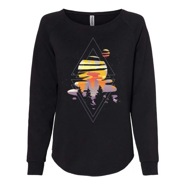 Cosmic Woods Womens California Wash Sweatshirt