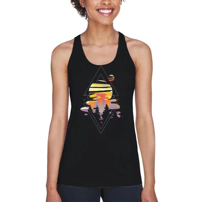 Cosmic Woods Women's Racerback Tank