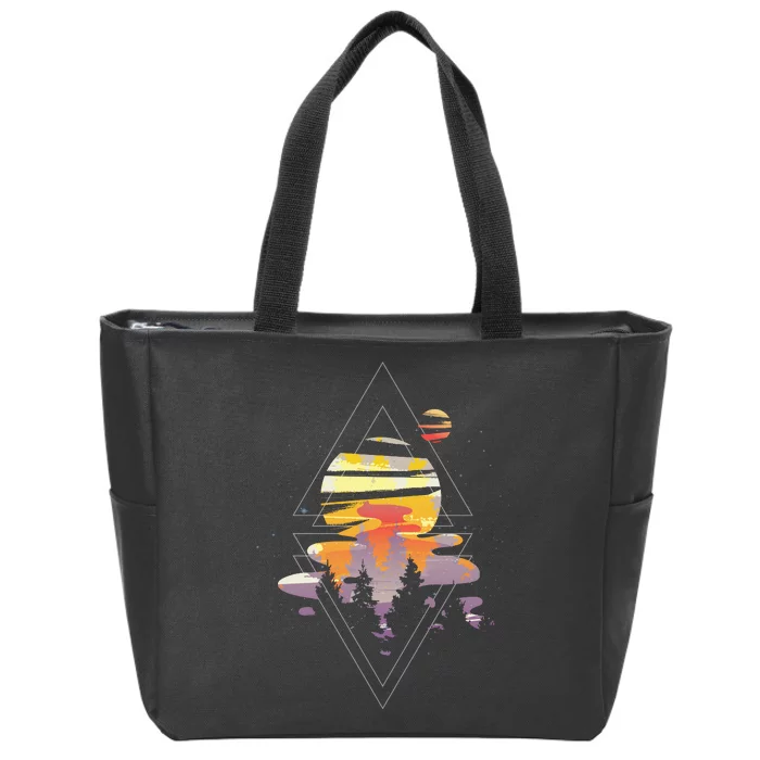 Cosmic Woods Zip Tote Bag