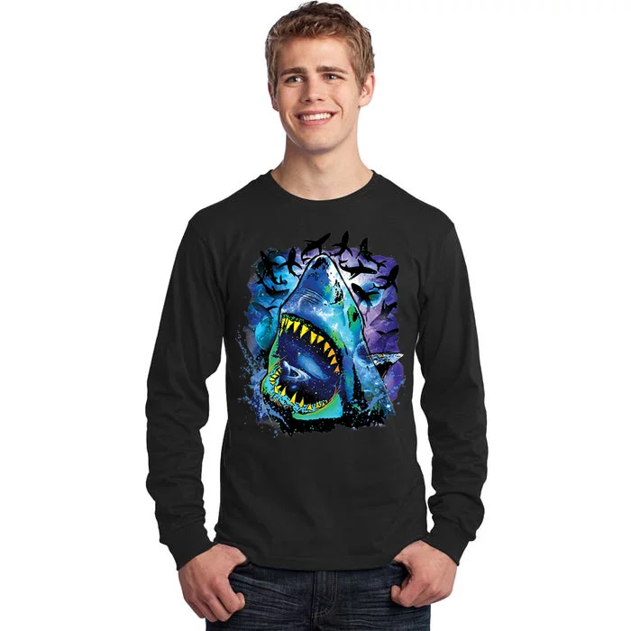 Cosmo Shark Tall Long Sleeve T-Shirt