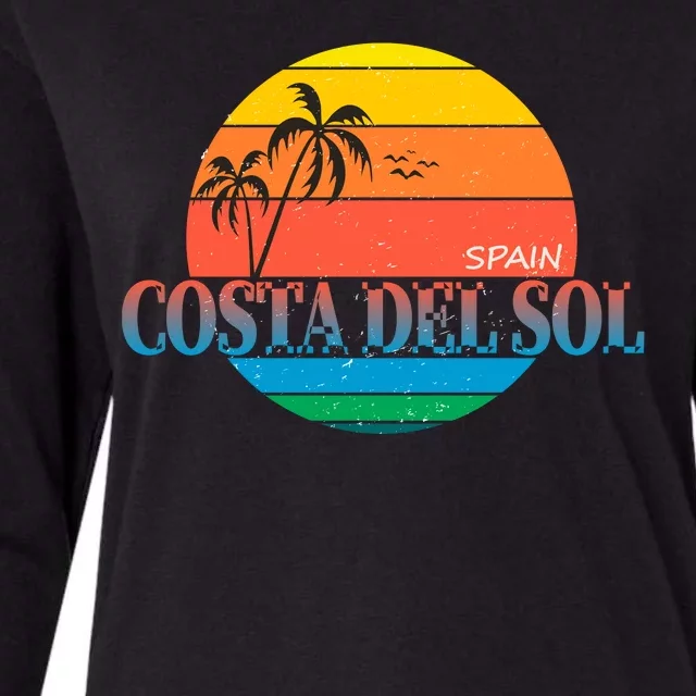 Costa Del Sol Spain Womens Cotton Relaxed Long Sleeve T-Shirt