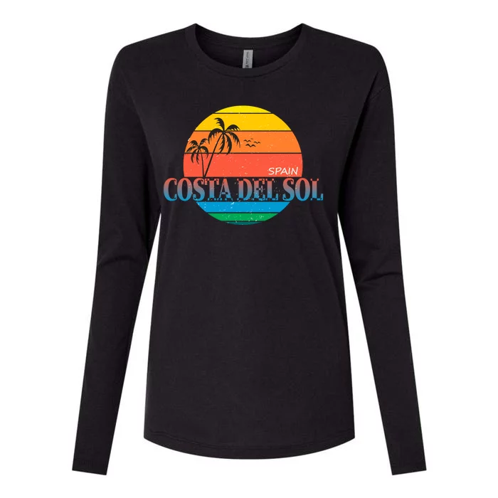 Costa Del Sol Spain Womens Cotton Relaxed Long Sleeve T-Shirt