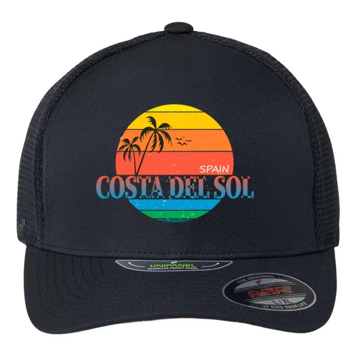 Costa Del Sol Spain Flexfit Unipanel Trucker Cap