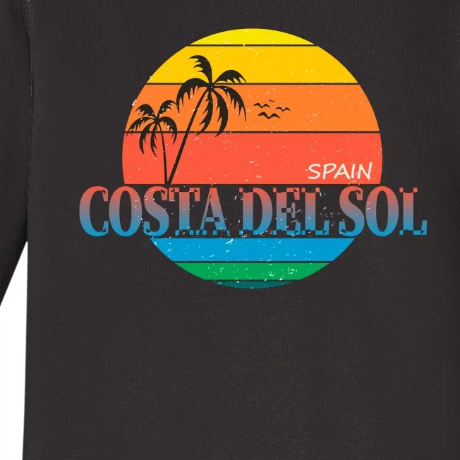 Costa Del Sol Spain Baby Long Sleeve Bodysuit