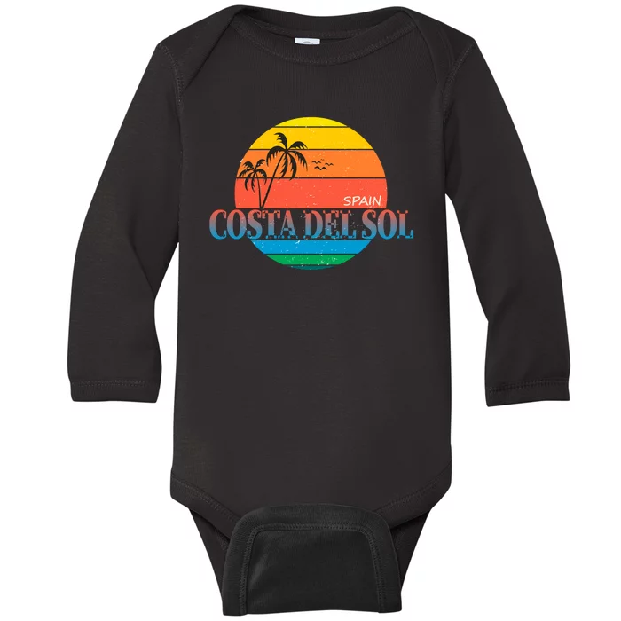 Costa Del Sol Spain Baby Long Sleeve Bodysuit