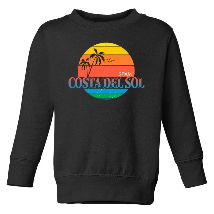 Costa Del Sol Spain Toddler Sweatshirt