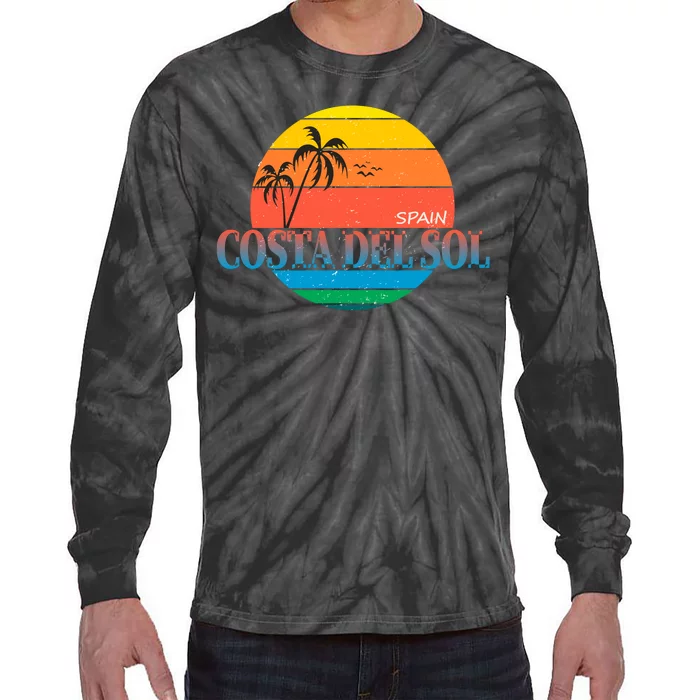 Costa Del Sol Spain Tie-Dye Long Sleeve Shirt