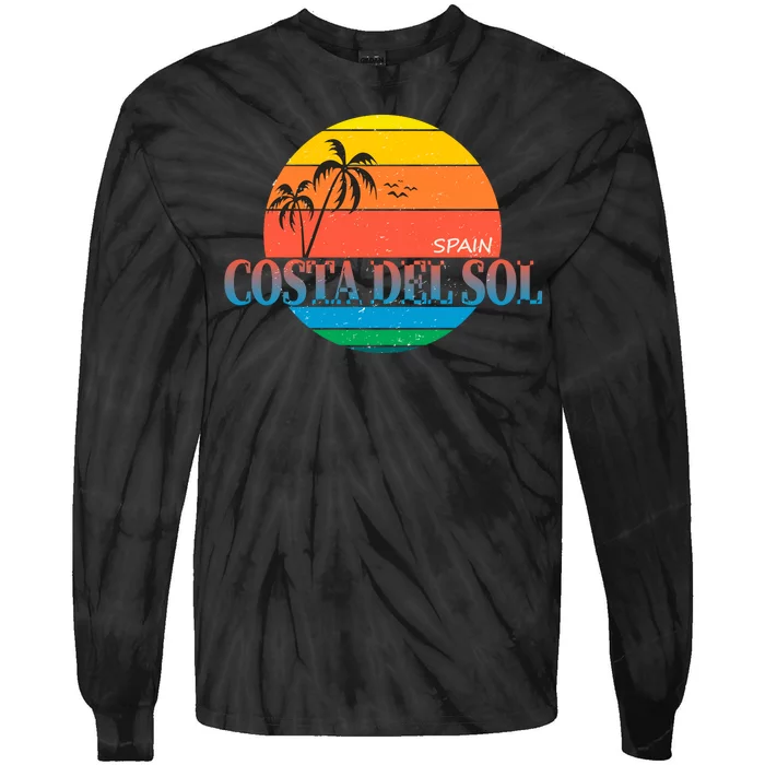 Costa Del Sol Spain Tie-Dye Long Sleeve Shirt