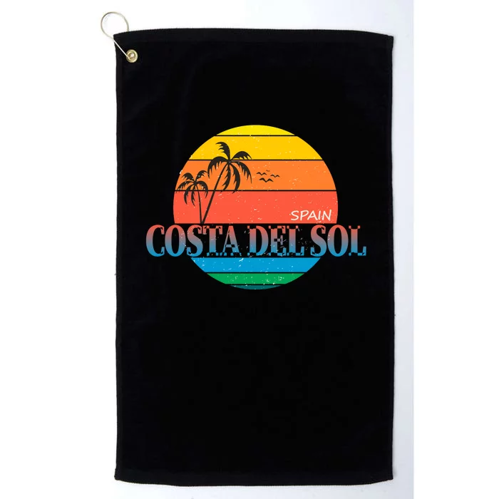 Costa Del Sol Spain Platinum Collection Golf Towel