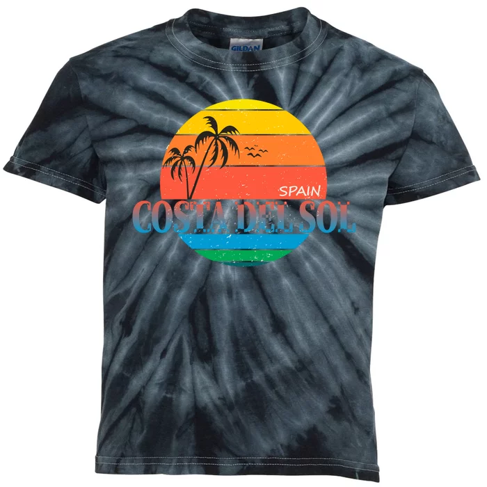 Costa Del Sol Spain Kids Tie-Dye T-Shirt