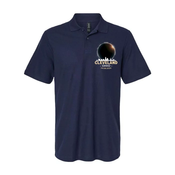 Cleveland Ohio Total Solar Eclipse 04.08.2024 Softstyle Adult Sport Polo