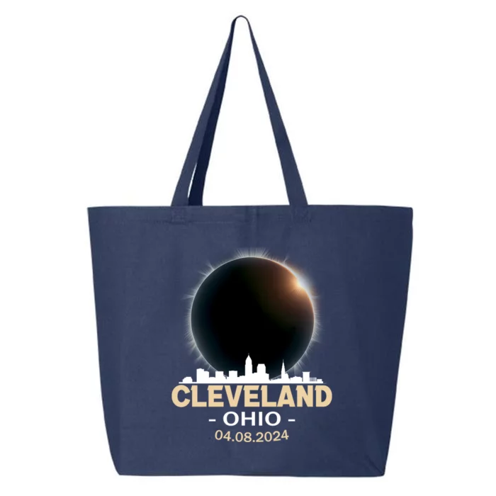 Cleveland Ohio Total Solar Eclipse 04.08.2024 25L Jumbo Tote