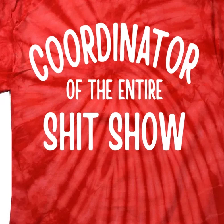 Coordinator Of The Entire ShitShow Tie-Dye T-Shirt