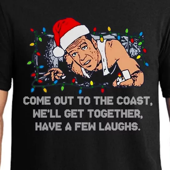 Come Out To The Coast WeLl Get Together Have A Few Laughs Christmas Pajama Set