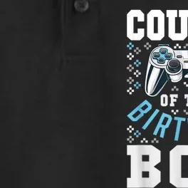 Cousin Of The Birthday Boy Matching Video Gamer Birthday Dry Zone Grid Performance Polo