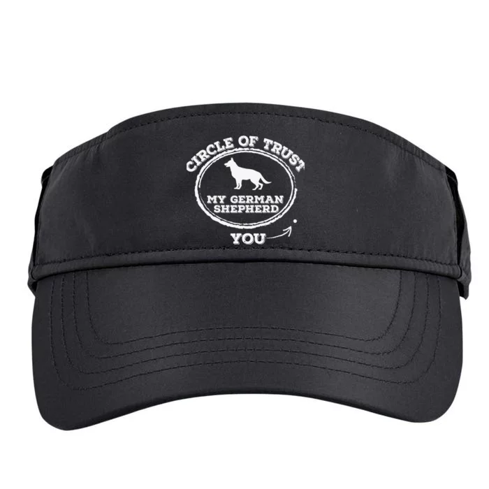 Circle Of Trust Funny German Shepherd Adult Drive Performance Visor