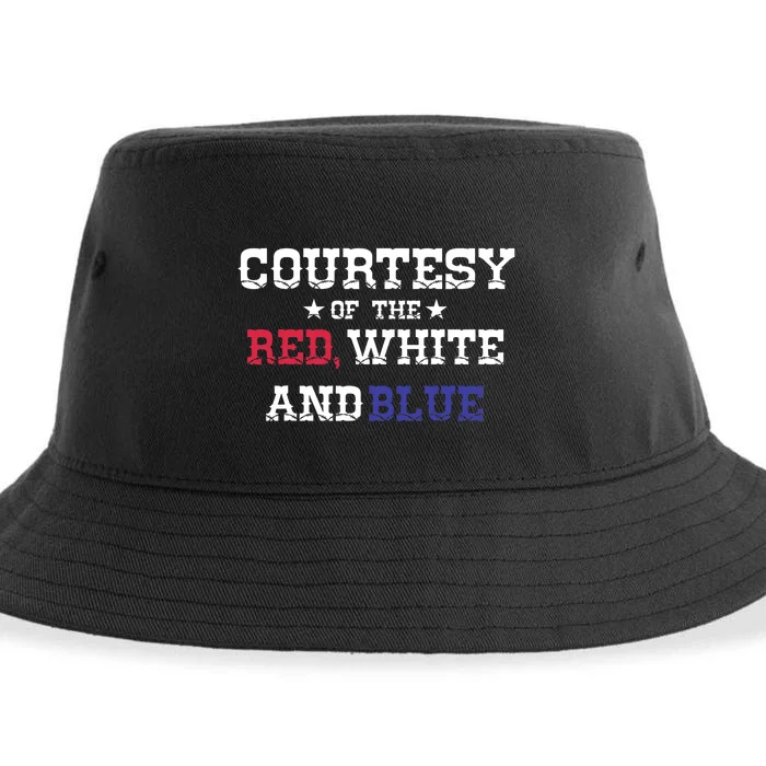 Courtesy Of The Red White And Blue Sustainable Bucket Hat