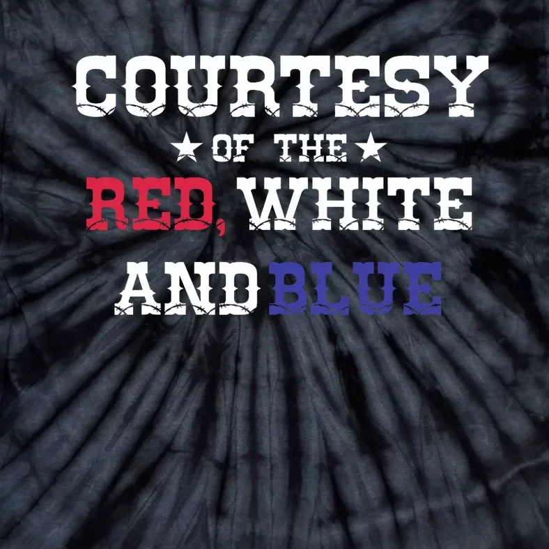 Courtesy Of The Red White And Blue Tie-Dye T-Shirt