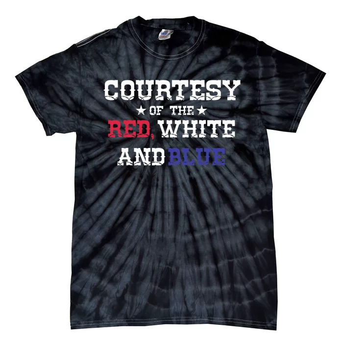 Courtesy Of The Red White And Blue Tie-Dye T-Shirt