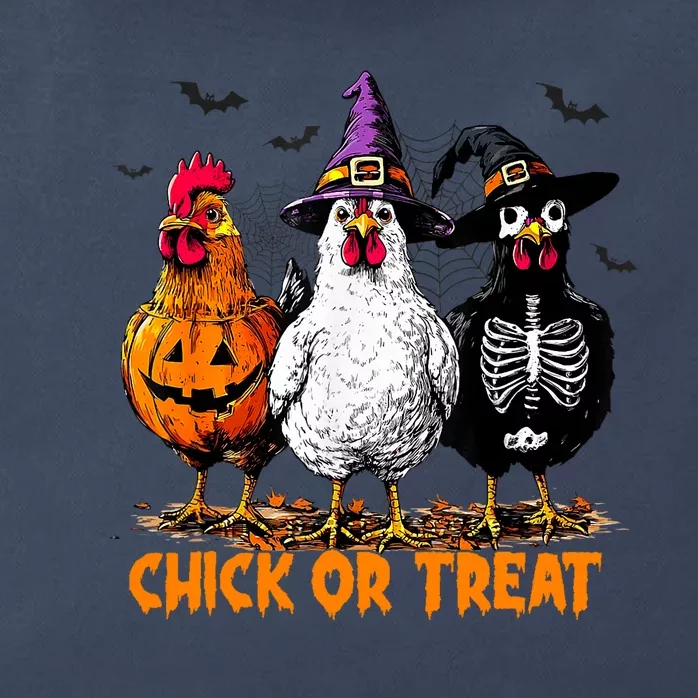 Chick Or Treat Spooky Chicken Witch Halloween Costume Zip Tote Bag