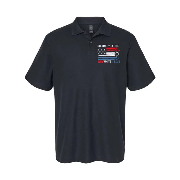 Courtesy Of The Red White And Blue Softstyle Adult Sport Polo