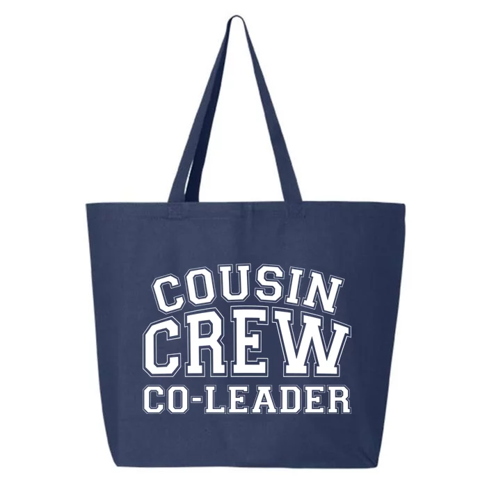 Cogiftleader Of The Cousin Crew Gift Matching Family Cousin Crew Gift 25L Jumbo Tote