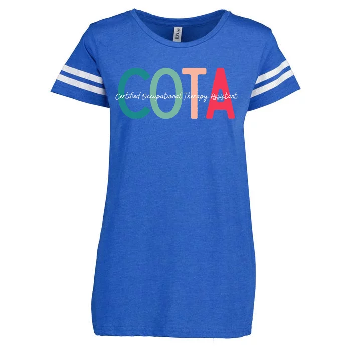 Certified Occupational Therapy Assistant for OT Month Enza Ladies Jersey Football T-Shirt