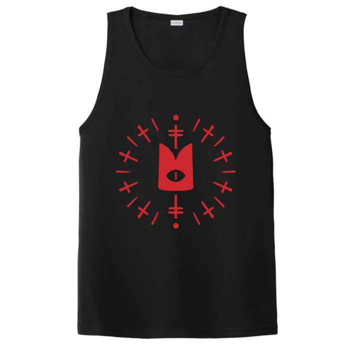 Cult Of The Lamb™ Eye Crown (Ritual) [Red] Performance Tank