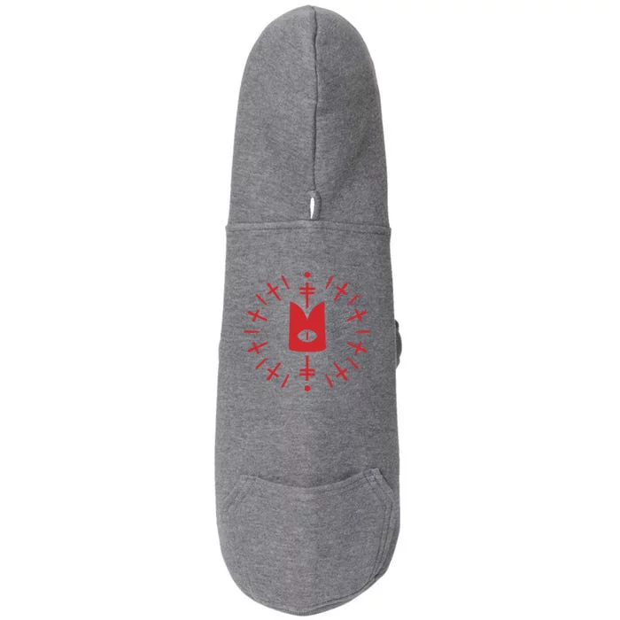 Cult Of The Lamb™ Eye Crown (Ritual) [Red] Doggie 3-End Fleece Hoodie