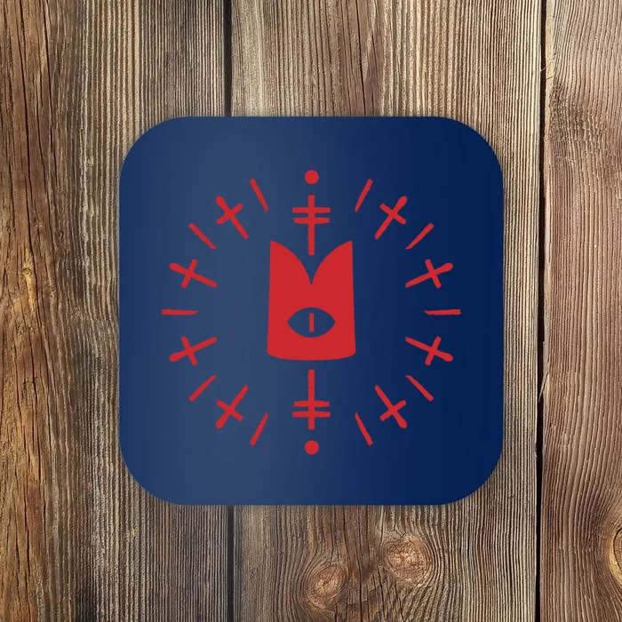 Cult Of The Lamb™ Eye Crown (Ritual) [Red] Coaster