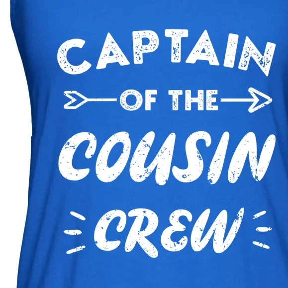 Captain Of The Cousin Crew Leader Of The Cousin Crew Gift Ladies Essential Flowy Tank