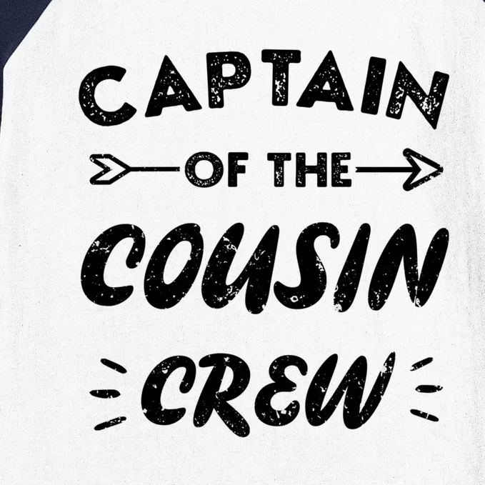 Captain Of The Cousin Crew Leader Of The Cousin Crew Gift Baseball Sleeve Shirt