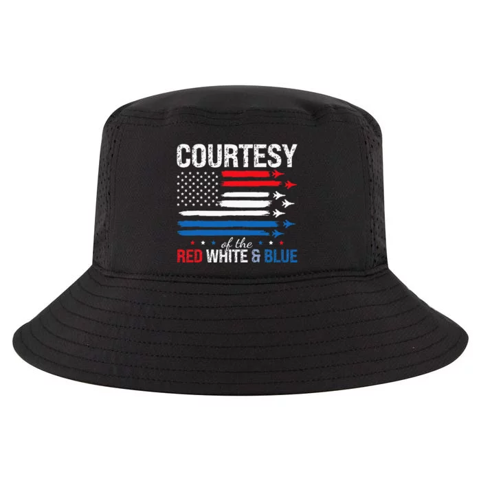 Courtesy Of The Usa Red White And Blue 4th Of July Cool Comfort Performance Bucket Hat