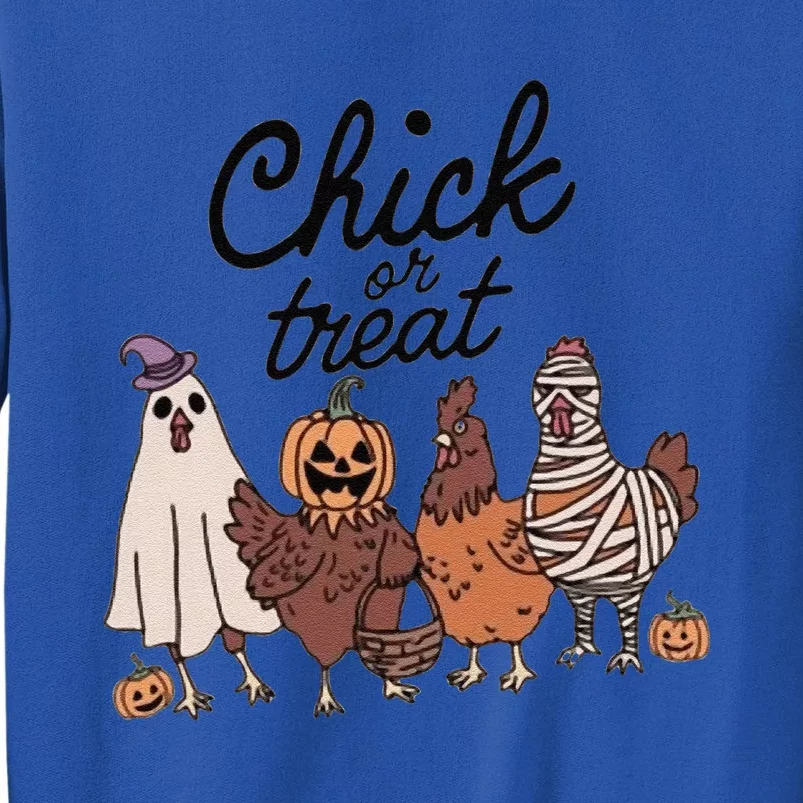 Chick Or Treat Tall Sweatshirt